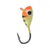 Anzuelo de Pesca con Cabeza de Plomo de 6 Colores Planos con Forma de Renacuajo 1.45g Micro Anzuelo de Pesca en Hielo Colorido Señuelo de Pesca Suave con Señuelo Anzuelo de Pesca
