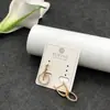 Xuping Brazaletes Rusos Transfronterizos para Oreja, Aros Color Oro de 18K con Incrustaciones de Diamantes, Joyería de Lujo Ligero de Alta Gama al por Mayor para Mujeres