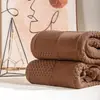 Manta de Tricô Acrílico 50x60 Polegadas, Manta Quente Tecida Texturizada, Manta Decorativa de Sofá para Casa, Viagem, Presente, Uso em Todas as Estações