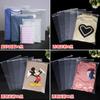 Saco para Roupas com Zíper Fosco com Toque de Luxo, em Estoque com Frete Grátis, Adequado para Moletons, Roupas Íntimas, Toalhas, Pe Saco de Embalagem para Roupas em Plástico Transparente