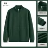 Sudadera con cremallera y cuello alto de peso pesado, unisex, chaqueta casual de color liso, ropa de trabajo personalizada, uniforme de equipo