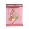 Imperial Cat Pastel Lotus Solapa Patrón Cubierta Tazón Metal Adhesivo para Refrigerador Decoración Magnética para Puerta Recuerdos Culturales y Creativos del Museo del Palacio
