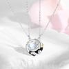 Original Internet Celebridade 925 Sterling Silver Casal Colar Pequeno Príncipe e Rosa Nicho Design Clavícula Colar de Corrente