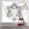 Tapiz Mandala Escandinavo Fondo de Yoga Tela de Pared Renovación de Dormitorio Sala de Estar Paño Colgante Decorativo Toalla de Playa para Exterior Manta para Sentarse
