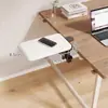 Placa de Extensão para Mesa, Suporte Dobrável sem Furo para Mesa de Escritório, Placa de Alargamento e Extensão para Mesa de Computador