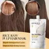 Versión Completa en Inglés Bioaoua Mascarilla para el Cabello de Puré de Arroz Acondicionador para Cabello Suave y Esponjoso Comercio Exterior Transfronterizo Venta al por Mayor