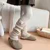 Leggings Calcetín para Mujer, Nuevo Estilo Otoño e Invierno, Calcetines de Algodón Cálidos para Pierna de Niño, Versión Coreana, Calcetines Holgados Gruesos de Media Caña para Niñas
