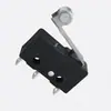 Interruptor Micro de 3 Pines Negro al por Mayor con Ruedas, Contactos Plateados, 5A 125V Pequeño Interruptor de Restablecimiento de Aspiradora de Enlace Único