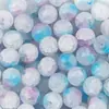 8mm Vidrio Jade Triturado Doble Redondas Perlas Hecho a Mano DIY Pulsera Collar Redondas Perlas Joyería Accesorios Bolsa de Material Perlas a Granel