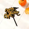 Morcego de Halloween Marcação a Laser Acrílico de Camada Dupla Inserção para Bolo Festa de Sobremesa Festa Suprimentos Desconto por Grande Quantidade