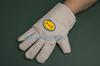 Guantes de lona acrílica negra con forro doble y medio, de acrílico, de cinco líneas, de suministro directo de fábrica. Guantes de trabajo.