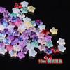 Estrella de cinco puntas de 8 mm agujero recto agujero vertical esmerilado estrella pequeña estrella de cinco puntas esmalte de color antiguo horquilla borla diy hecho a mano cuentas sueltas