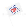 Banderas de mano transfronterizas, mástiles de plástico, banderas de soporte publicitario, banderitas rojas, banderas de equipo, banderas guía, banderas de eventos, al por mayor