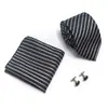 AliExpress EBAY 7.5cm corbata de negocios set de corbata para hombre boda corbata de poliéster caja de regalo fabricantes