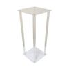 Comercio electrónico transfronterizo para estante de flores acrílico transparente para bodas, mesa principal del salón de bodas, estante de flores, guía de camino geométrica, fábrica al por mayor