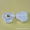 Fabricante de origen 40 # M6 Núcleo de cobre Pomo triangular de plástico Mango Cabeza de plástico Tuerca apretada a mano Roscado duradero