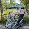 Toldo directo de fábrica para carrito de golf, cobertizo para coche a batería, sombrilla parasol, universal para las cuatro estaciones, protección solar y contra la lluvia para motocicleta
