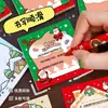 Notas Adesivas de Natal, Papel de Recado para Rasgar, Notas de Mensagem para Escritório, Blocos de Notas Adesivas Transfronteiriços, Papelaria Adesiva