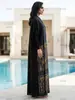 2026 Cárdigan plisado de alta gama estilo Miyake transfronterizo con estampado, abrigo de ropa étnica para mujer talla grande, gabardina, capa larga
