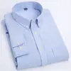 Camisa Oxford Delgada de Algodón para Primavera y Otoño, Cardigan Cuadros Casual Juvenil, Camisa de Patchwork Cuadrada de Color Sólido