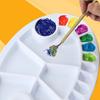 Paleta de pigmentos de flor de ciruelo grande y mediana al por mayor de fábrica, paleta de acuarela de propileno y gouache, caja de paleta al por mayor
