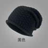 Chapéu outono e inverno masculino e feminino circunferência da cabeça grande chapéu de tricô chapéu de lã chapéu de proteção para as orelhas chapéu casual chapéu de crochê tudo combina chapéu de ponto Novo