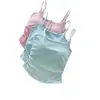 Diseño Puramente Sensual y Dulcemente Picante, Estilo Camisola Fruncida con Copas Integradas, Se Puede Usar como Prenda Interior o Exterior, Top para Mujer