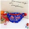 Bolsa Transversal de Desenho Animado Infantil Atacado Ultra Leve para Passeio Bolsa de Peito para Menino Porta-Moedas Infantil Bolsa de Cintura Fofa para Bebê