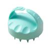 Escova de Shampoo de Mão para Pulso Transfronteiriça Temu Doméstica Exterior de Silicone para Massagem do Couro Cabeludo Escova de Limpeza Dentes Curtos Artefato de Shampoo para Massagem