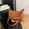 Bolsa Feminina Grande Capacidade 2024 Nova Linda Casual Distinta Bolsa de Ombro Bolsa de Trabalho Texturizada Bolsa de Axila