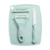 Faca de cerâmica para frutas doméstica mini tábua de corte PP fresco simples pequena durável cozinha faca de cerâmica para frutas conjunto de três peças