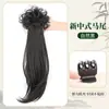 Nueva peluca de cola de caballo estilo chino para mujer, clip de garra realista, cabello rizado de onda de agua, accesorio de trenza de pelo largo para cheongsam, trenza de peluca estilo chino tradicional