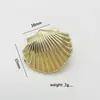 Pinza para el pelo de estrella de mar de moda transfronteriza para mujer, mini pasador de concha marina, pinza de cocodrilo estilo europeo y americano, pinza lateral para cabello suelto, venta al por mayor