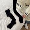 Ruth Usa Nuevos Calcetines de Estilo Miu Hasta la Rodilla, Calcetines de Lana, Calcetines Largos de Tubo Estilo Coreano para Otoño e Invierno, Calcetines de Pantorrilla de Alta Gama