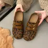 Mocasines Antideslizantes de Tacón Oculto Versátiles Moda 2026 Zapatos de Punta Fina para Mujer Hebilla de Cuero Otoño Suela Gruesa Zapatos Individuales