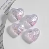 Glaseado de Azúcar Fantasía Patrón de Agujero Recto Corazón de Melocotón Perlas Galvanizadas Original DIY Creativo Planeta Cadena para Teléfono Móvil Colgante