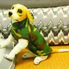 Novas roupas de camuflagem para cachorro roupas quentes com enchimento de algodão roupas de esqui para cães médios e pequenos outono e inverno roupas para animais de estimação