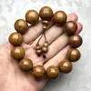 Seis pulseras de madera material viejo madera de dragón de grano completo hombres 108 cuentas cuentas Wen jugar estilo nacional pulsera fábrica al por mayor