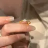 Anillo Fino de Cielo Estrellado Estilo Nuevo para Mujer, Exquisito, Sencillo, Moderno, Elegante, Anillo Brillante, Anillo para Dedo Índice, Anillo Abierto