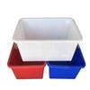 Caja de Volteo con Ruedas de 300L Caja Blanca de Almacenamiento de Ropa de 400L HDPE Grande Tanque de Agua de 600L Marco de Plástico Barril Cuadrado