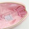 Bolsa de Cena de Mano Personalizada por el Fabricante Respetuosa con el Medio Ambiente con Borde de PU, Bolsa para Cosméticos, Acolchada, Bordada con Rosas, Bolsa Cosmética, Monedero