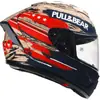 Capacete Huaxia Fornecimento Transfronteiriço Capacete para Moto de Corrida Capacete Fechado Dot, Certificado Ce