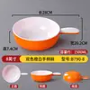 Mesa de melamina nórdica red social polvo de caracol picante hot ensaladera de frutas tazón de plástico para fideos instantáneos tazón con asa comercial
