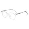 Gafas lisas de moda simple para hombre y mujer, artefacto de belleza simple, ultraligeras, combinan con todo, modifican la forma del rostro, anti-luz azul