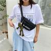 Internet Celebridade ins Bag Mulheres 2021 Coreano Nova Chegada Harajuku Ferramental Estilo Japonês Saco Baú Estudante Lona Crossbody Cintura Bag Trendy