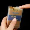 Estojo de Cigarro Fino Transparente com Tampa Plástica Atacado Caixa de Cigarro a Granel Caixa Plástica Cremosa DIY Estojo de Cigarro Fino para Senhoras Caixa de Armazenamento