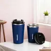 Taza de Café de Acero Inoxidable 304 Transfronteriza, Taza Termo de Alta Apariencia con Pantalla de Temperatura de Color Gradiente, Taza de Vacío Portátil para Exteriores