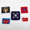 Parche Bordado de Artesanía Compuesta, Parche Bordado de Logo de Marca de Moda, Decoración para Ropa y Parche para Reparación de Agujeros