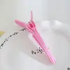 Pinzas de cocodrilo coloridas sin costuras del fabricante para seccionar el cabello, pinzas de posicionamiento para levantar la raíz y dar volumen en la coronilla, venta al por mayor transfronteriza