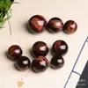 Adornos de Bola de Piedra Ojo de Tigre Rojo Natural Cuentas de Piedra Cruda Ojo de Tigre Rojo Colgante de Bola Pequeña Bola de Cristal Decoración para el Hogar